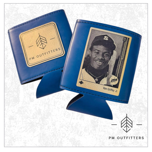Ken Griffey Jr. Upper Deck Rookie Card Leatherette Koozie