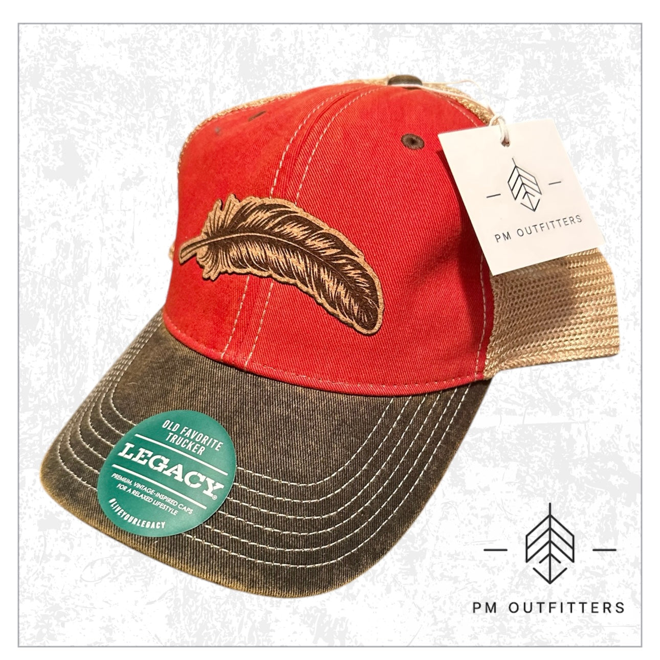 Signature Feather Cork Leatherette Trucker Series