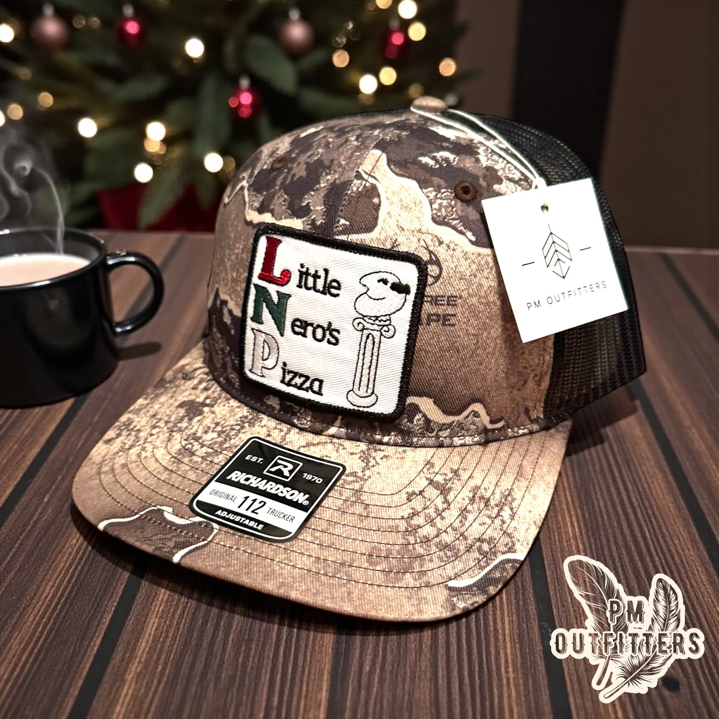 Little Nero’s Pizza Realtree Excape Trucker Hat - Home Alone Inspired Retro Cap