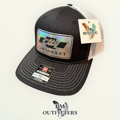 City Chevrolet Retro Holographic Trucker Days of Thunder Richardson 112 Snapback Hat