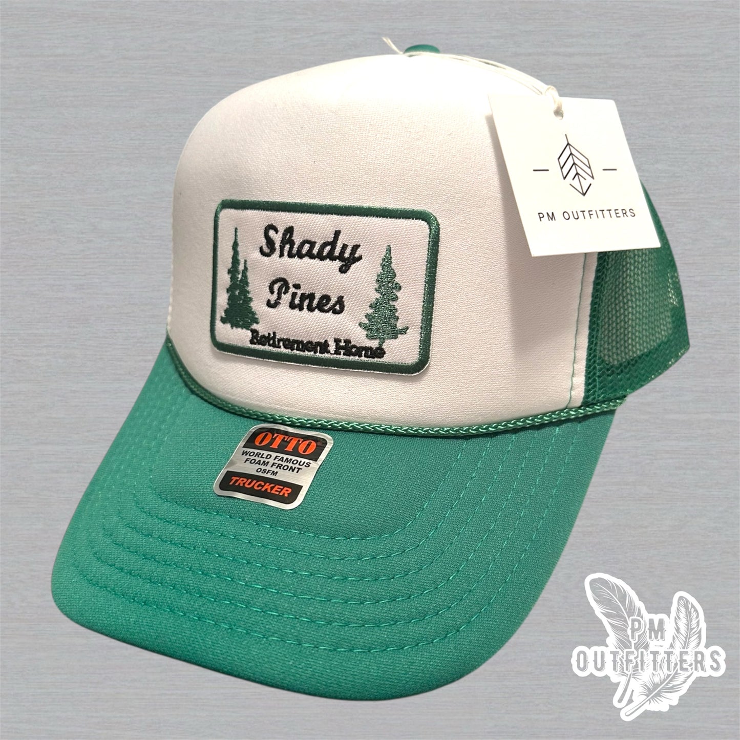 Vintage Golden Girls Shady Pines Foam Front Rope Trucker Hat