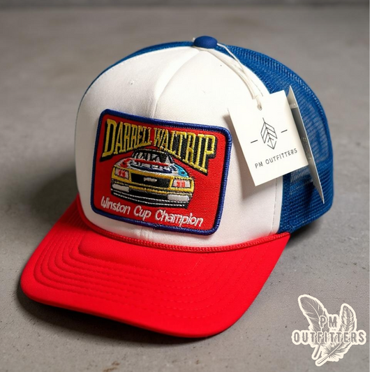 Vintage Darrell Waltrip Foam Front Rope Trucker Hat