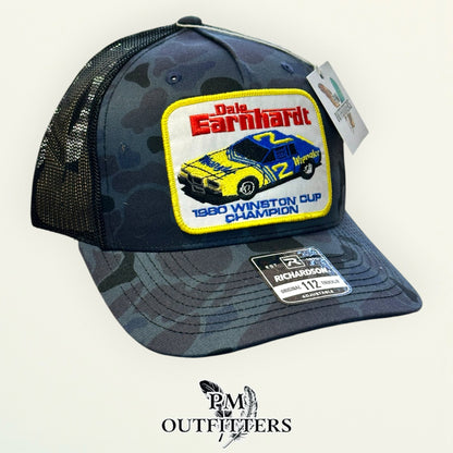 Dale Earnhardt 1980 Winston Cup Champion Hat | Richardson 112 Admiral Duck Camo