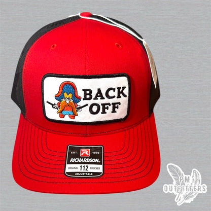 Yosemite Sam “Back Off” Trucker Hat - Red & Black Richardson 112