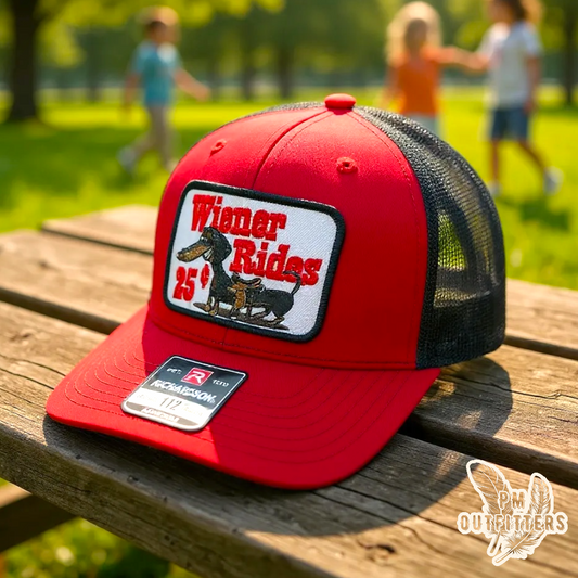 Retro 25 Cent Wiener Rides Trucker Hat