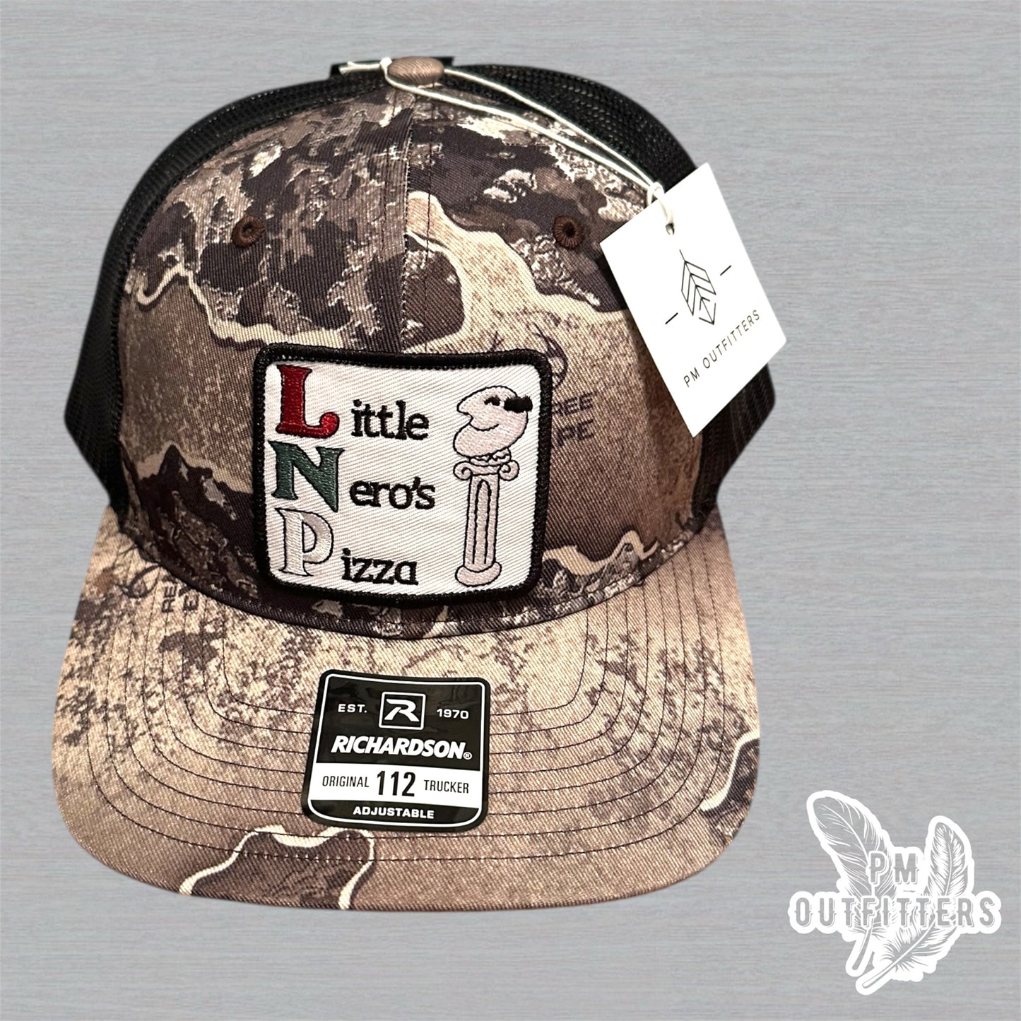 Little Nero’s Pizza Realtree Excape Trucker Hat - Home Alone Inspired Retro Cap