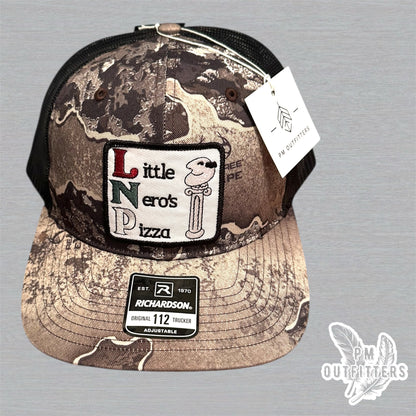 Little Nero’s Pizza Realtree Excape Trucker Hat - Home Alone Inspired Retro Cap