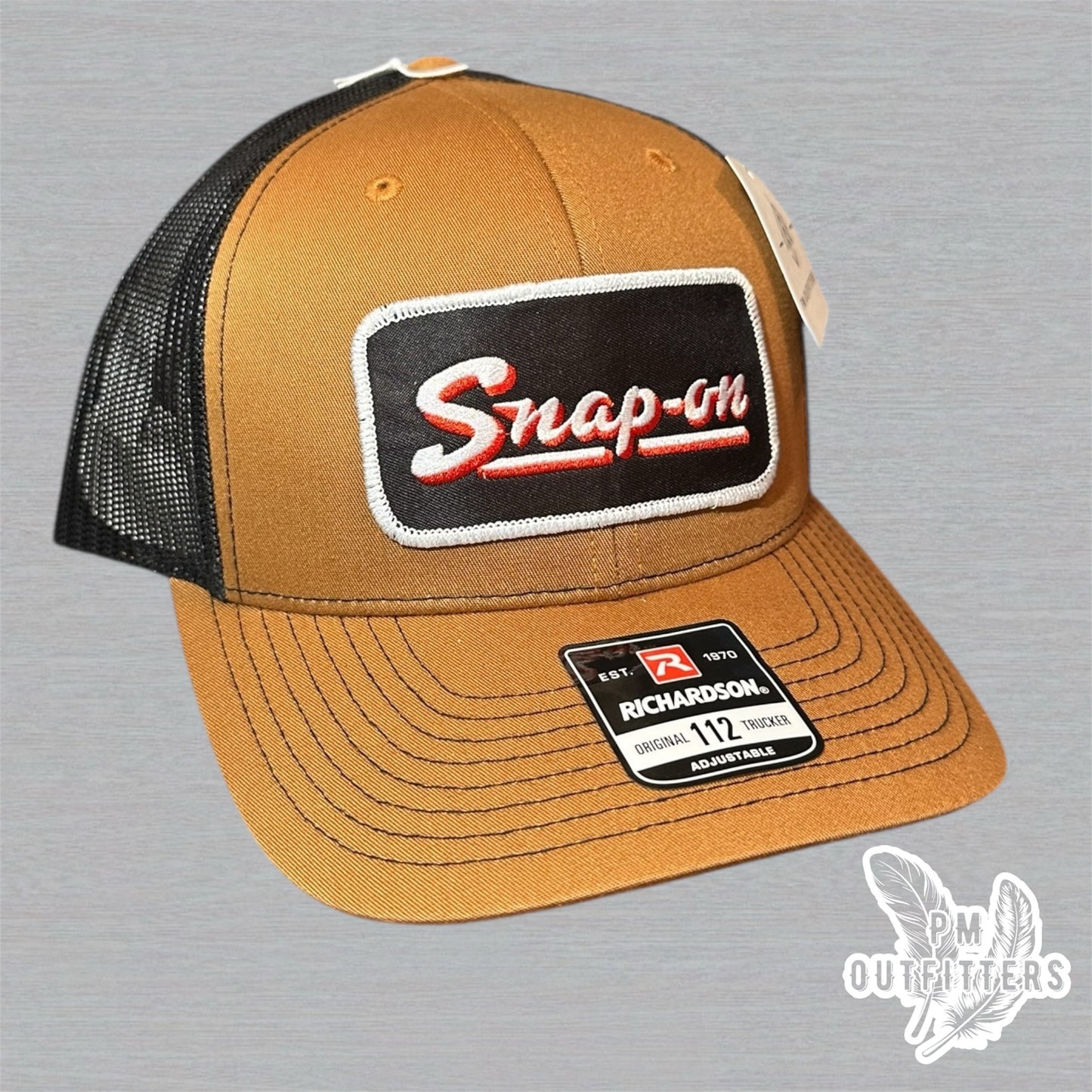 Snap-on Tools Trucker Hat - Caramel & Black Richardson 112