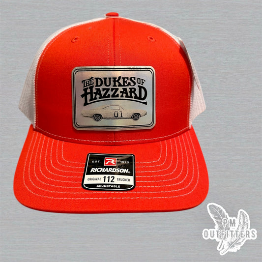 The Dukes of Hazzard Trucker Hat - Orange & White Richardson 112