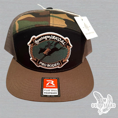 Copenhagen Skoal Pro Rodeo Patch Richardson 168 7-Panel Trucker Hat