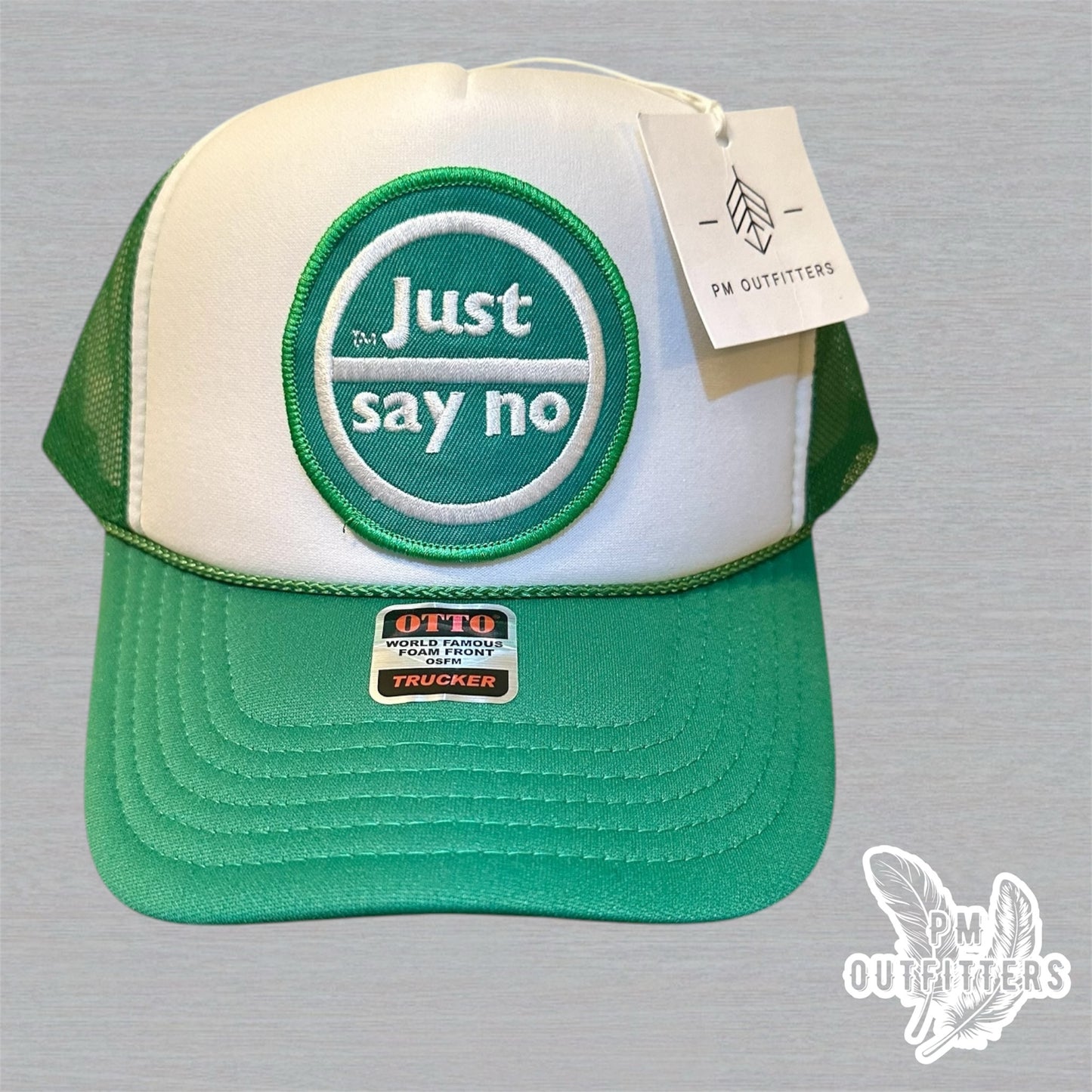 Retro “Just Say No” Foam Front Rope Trucker