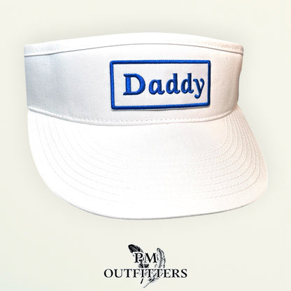 Daddy Visor | PM Outfitters White Decky 3015