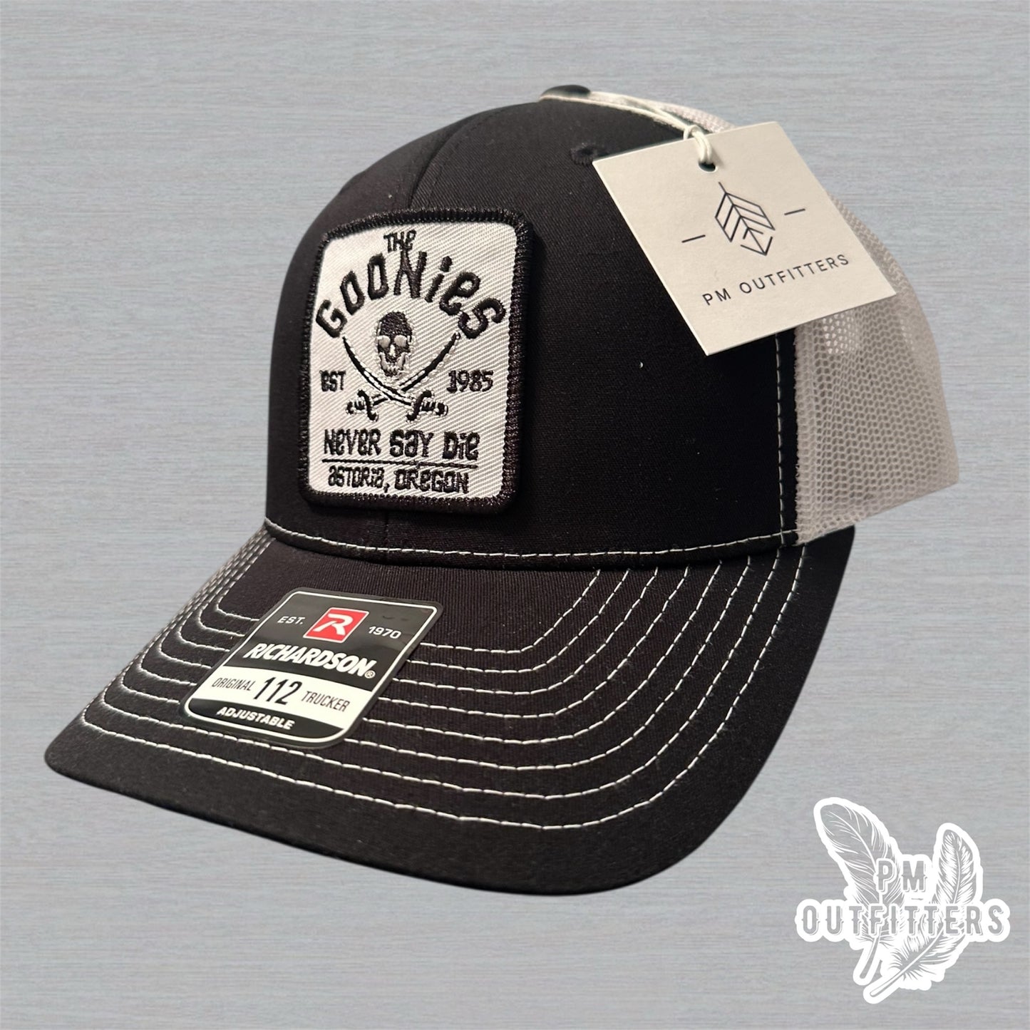 The Goonies Never Say Die Retro Patch Richardson 112 Trucker Hat