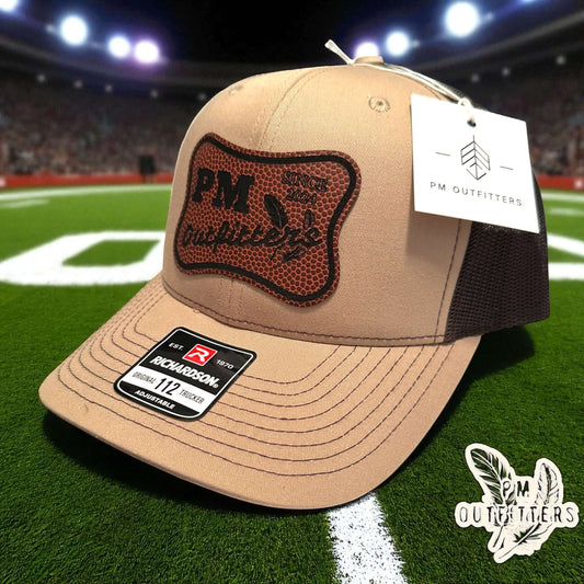 PM Outfitters Custom Design Football Logo Trucker Hat