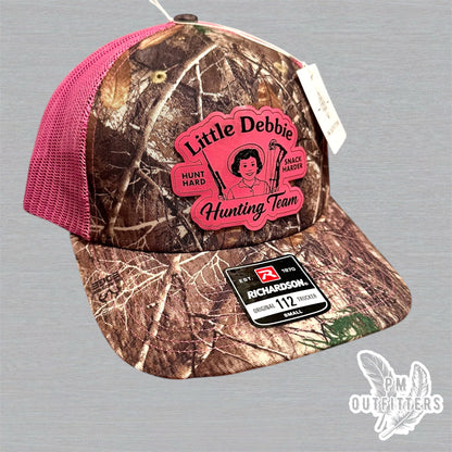 Little Debbie Hunting Team Custom Design Richardson 112 Camo Trucker Hat