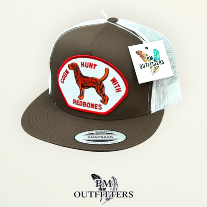 Coon Hunt With Redbones YP Classics trucker hat interior tag detail