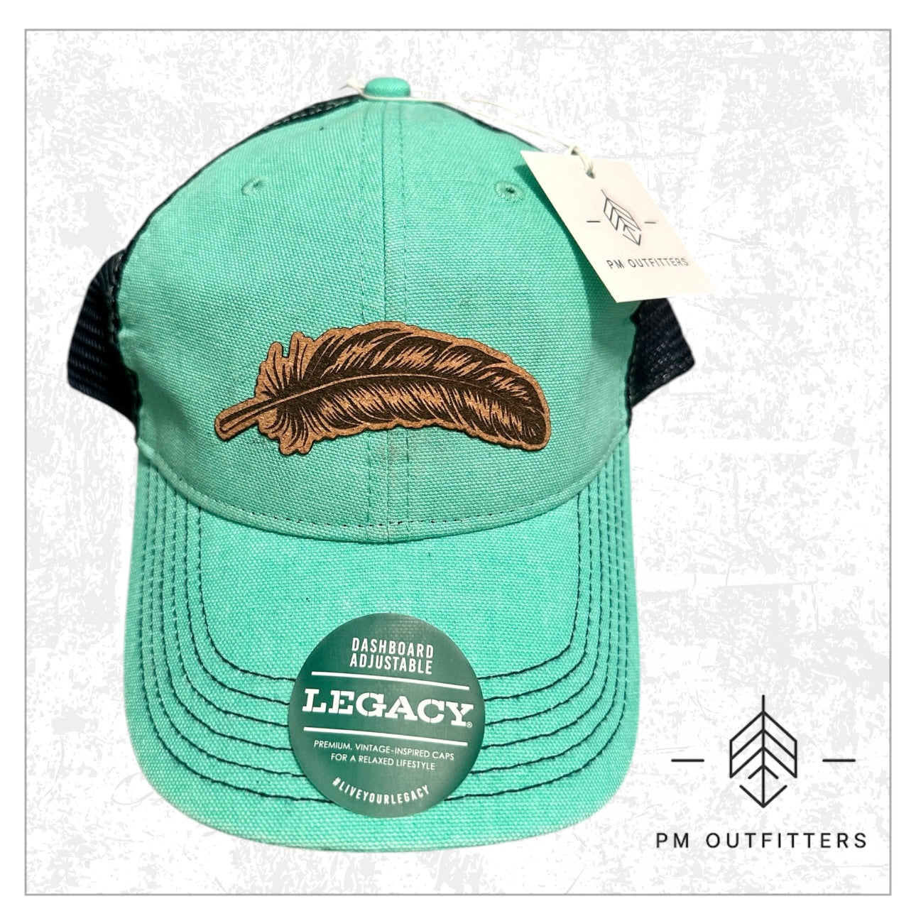 Signature Feather Cork Leatherette Trucker Series