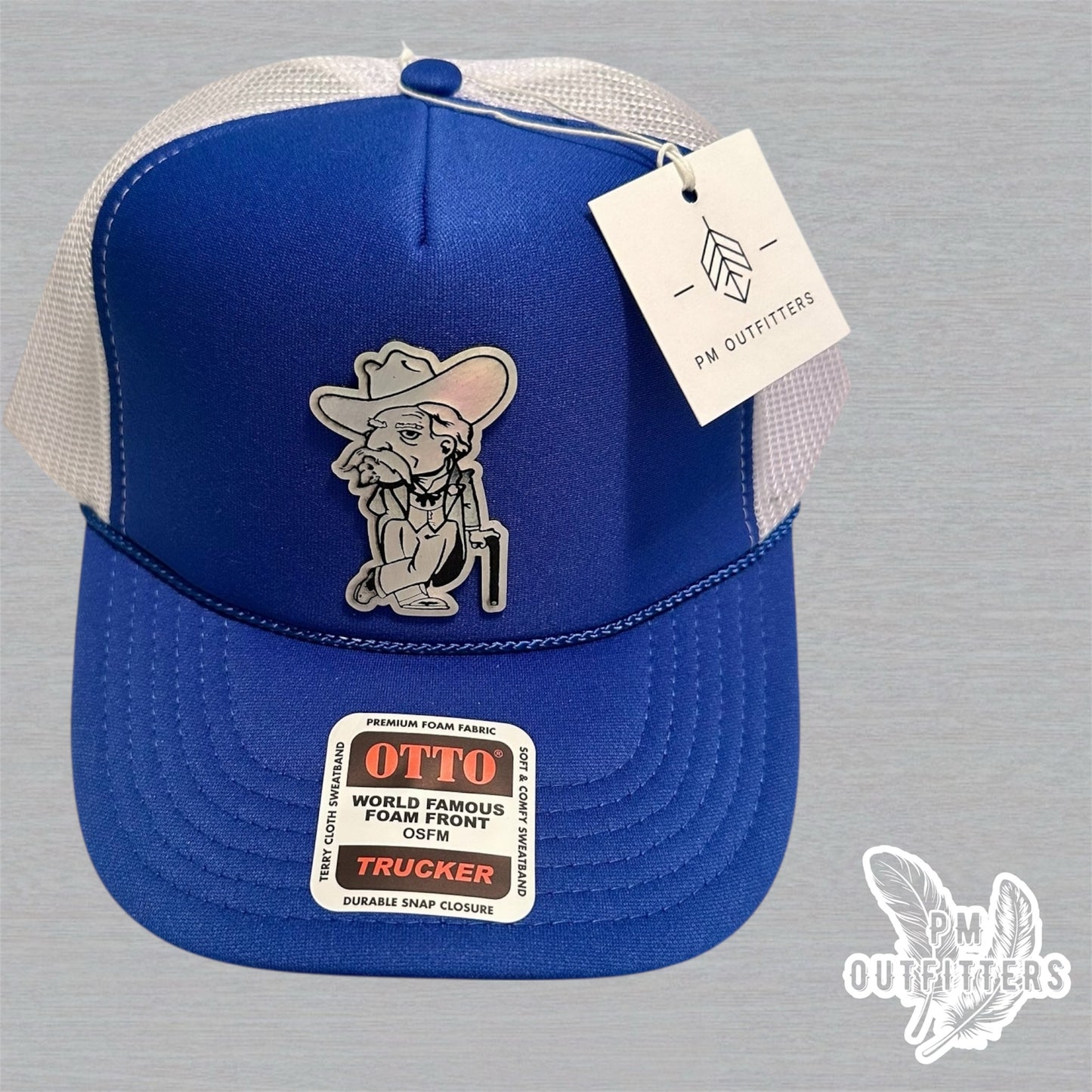 Holographic Colonel Reb Foam Front Rope Trucker Hat