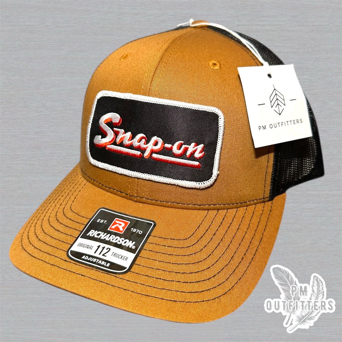 Snap-on Tools Trucker Hat - Caramel & Black Richardson 112