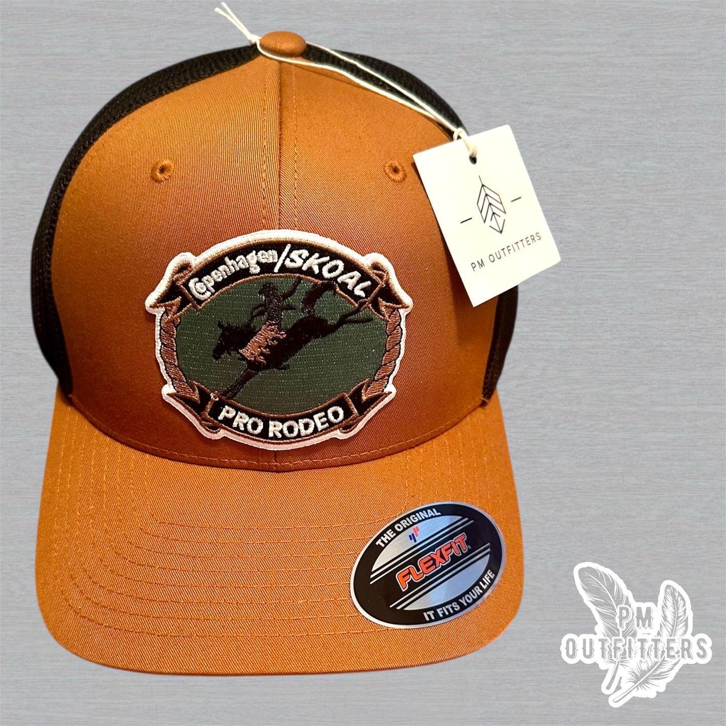 Retro Copenhagen/Skoal Pro Rode FlexFit Trucker Hat