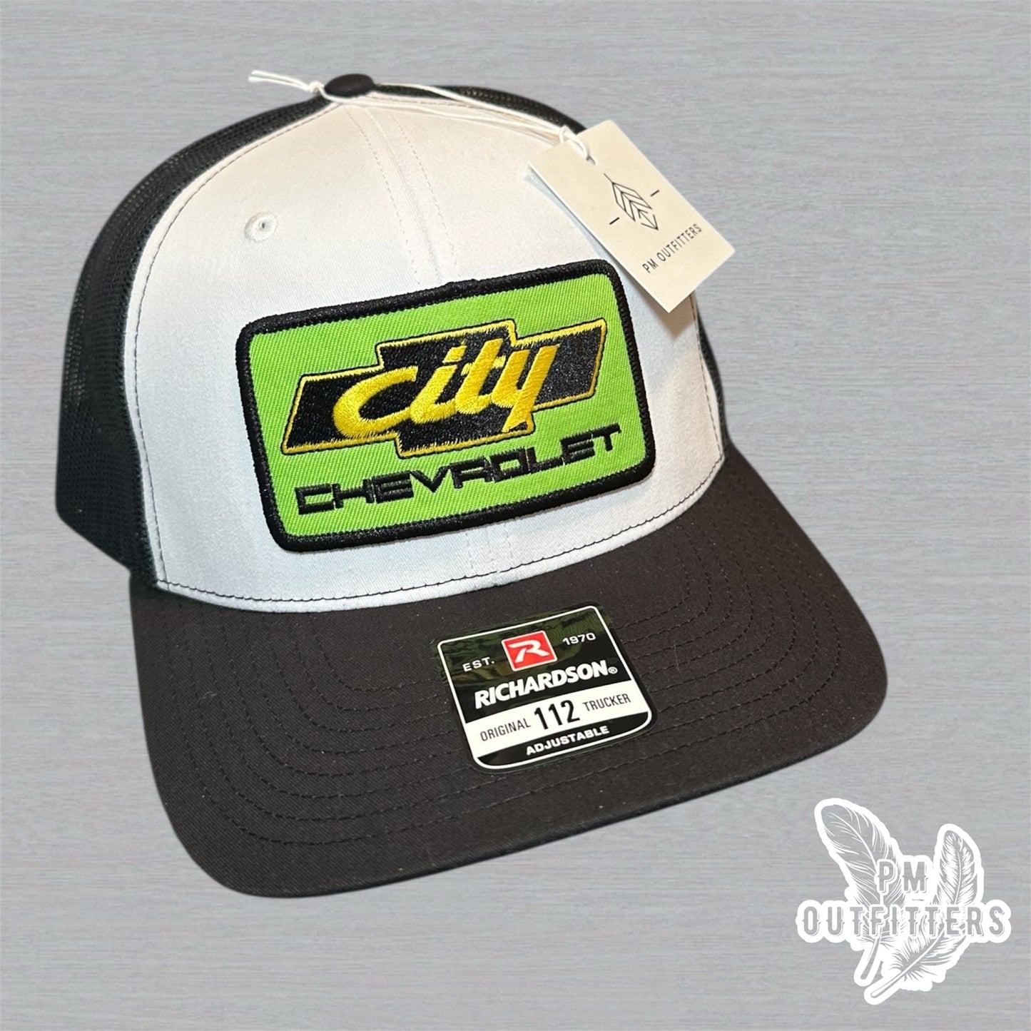 City Chevrolet Retro Trucker Days of Thunder Richardson 112 Snapback Hat
