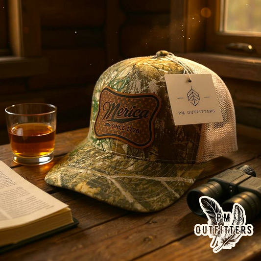 ‘Merica Custom Design Camo Meshback