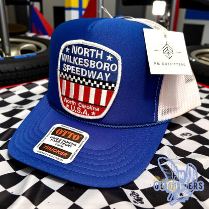 North Wilkesboro Speedway Trucker Hat I Retro Foam Front Rope Racing Cap