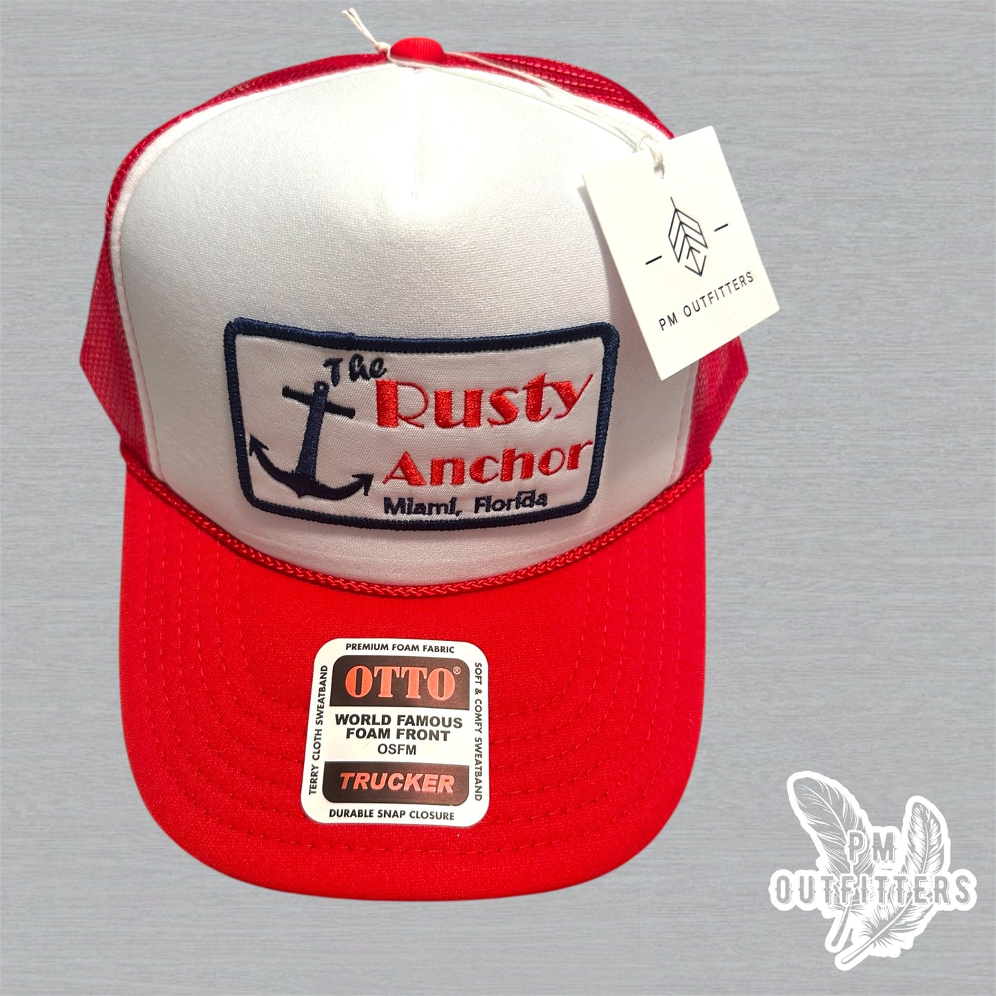 Vintage Golden Girls Rusty Anchor Bar Foam Front Rope Trucker Hat