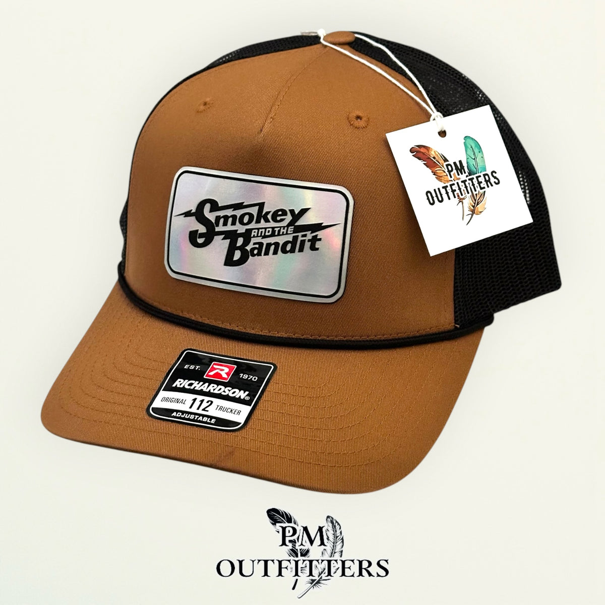 Smokey and the Bandit Richardson 112 trucker hat interior tag detail