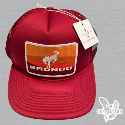 Vintage Ford Bronco Foam Front Rope Trucker Hat