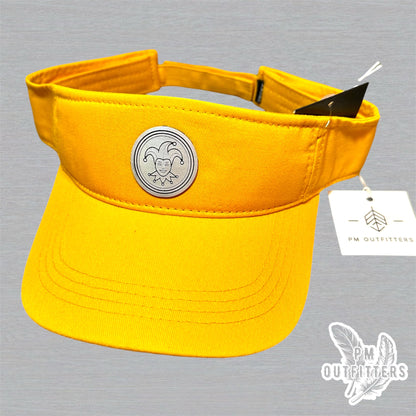 Mardi Gras Holographic Jester Doubloon Visor - Gold Decky 3001