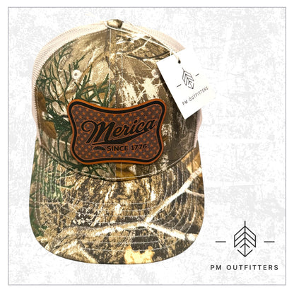 ‘Merica Custom Design Camo Meshback