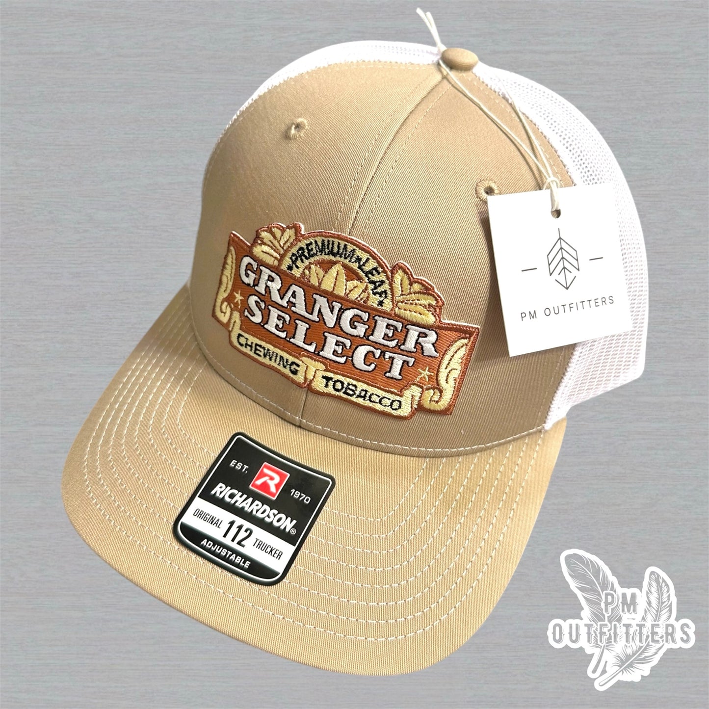Vintage Retro Granger Select Chewing Tobacco Richardson 112 Trucker Hat