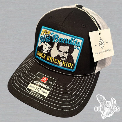 Wet Bandits Suck Brick Kid Trucker Hat - Home Alone Inspired Retro Cap