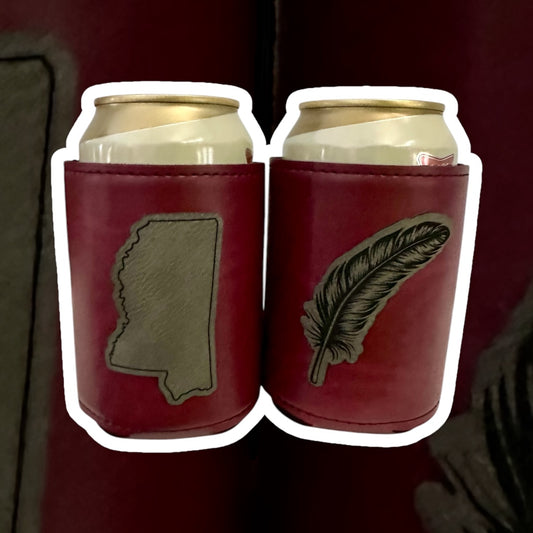 Hail State Leatherette Koozie