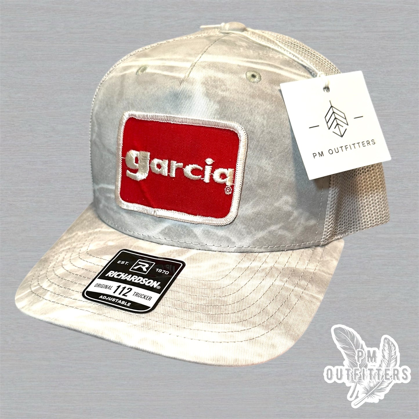 Garcia Lures Vintage Patch Trucker Hat - Richardson 112 Mossy Oak Bonefish