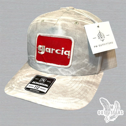 Garcia Lures Vintage Patch Trucker Hat - Richardson 112 Mossy Oak Bonefish