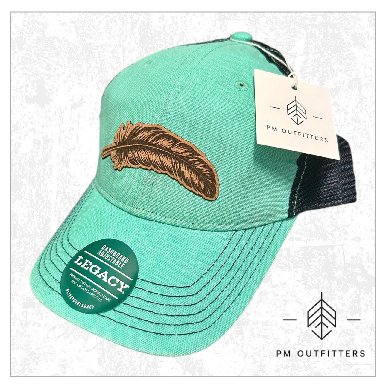 Signature Feather Cork Leatherette Trucker Series