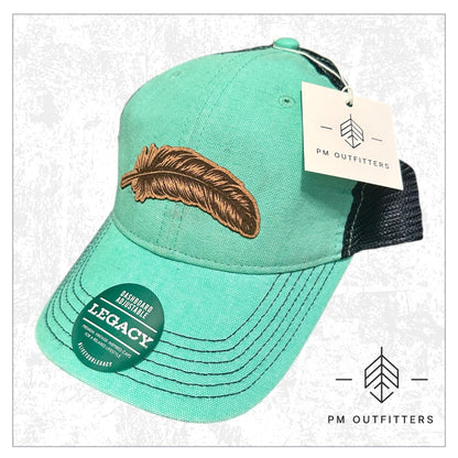 Signature Feather Cork Leatherette Trucker Series