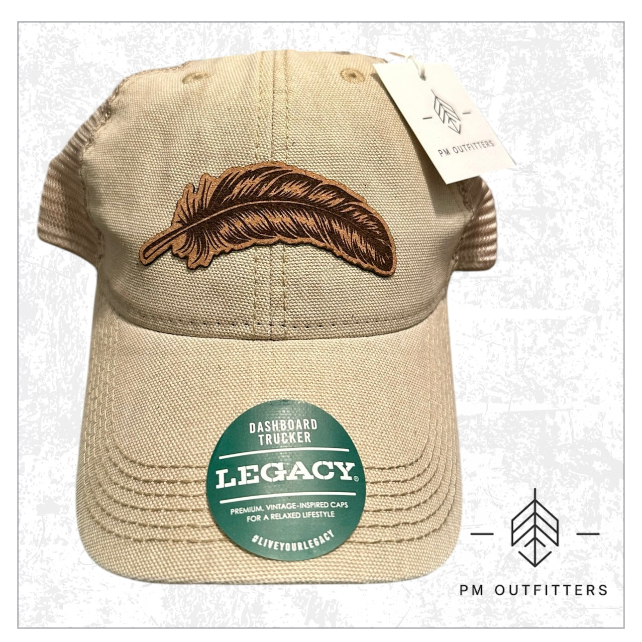 Signature Feather Cork Leatherette Trucker Series