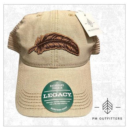 Signature Feather Cork Leatherette Trucker Series