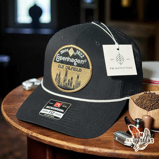 Vintage Copenhagen Old Oilfield Patch Rope Trucker Hat