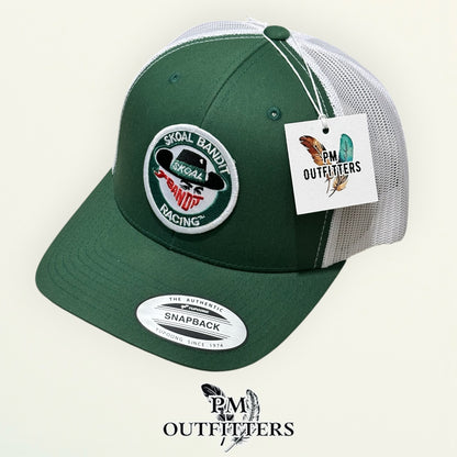 Skoal Bandit Racing Trucker Hat – PM Outfitters Retro Patch | YP Classics 6601 Green White NASCAR Tobacco Heritage