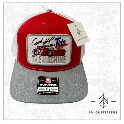 Vintage Darrell Waltrip The Machine Tide Racing NASCAR Trucker Hat