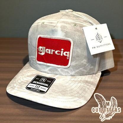 Garcia Lures Vintage Patch Trucker Hat - Richardson 112 Mossy Oak Bonefish