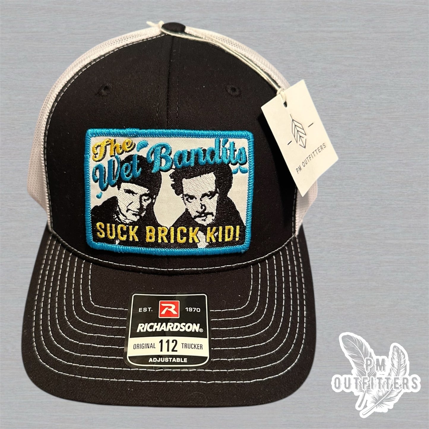 Wet Bandits Suck Brick Kid Trucker Hat - Home Alone Inspired Retro Cap