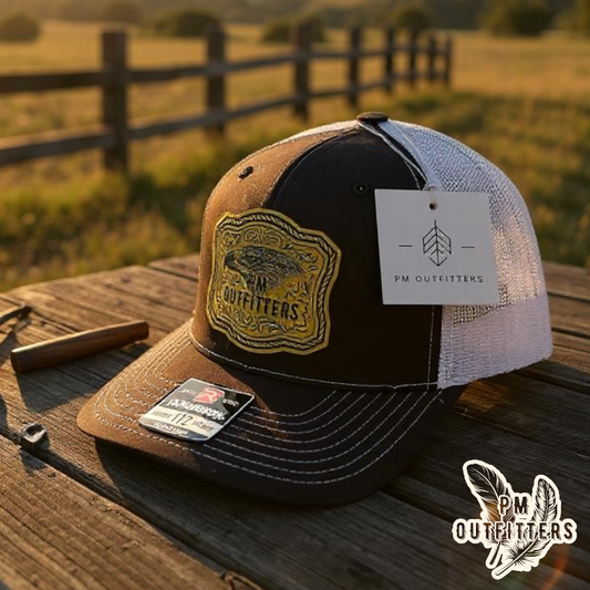 PM Outfitters Golden Eagle Southern Miss Custom Design Trucker Hat