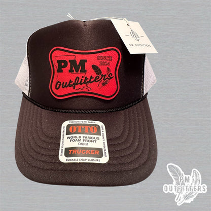 PM Outfitters UL Lafayette Logo Design Foam Front Rope Trucker Hat