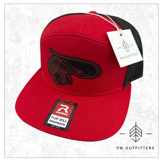 PM Outfitters Custom Shrimp 7-Panel Trucker Hat