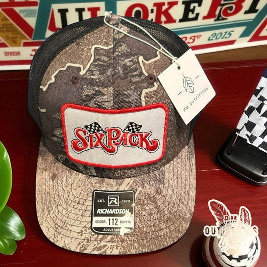 Six Pack Kenny Rogers Racing NASCAR Retro Camo Trucker Hat